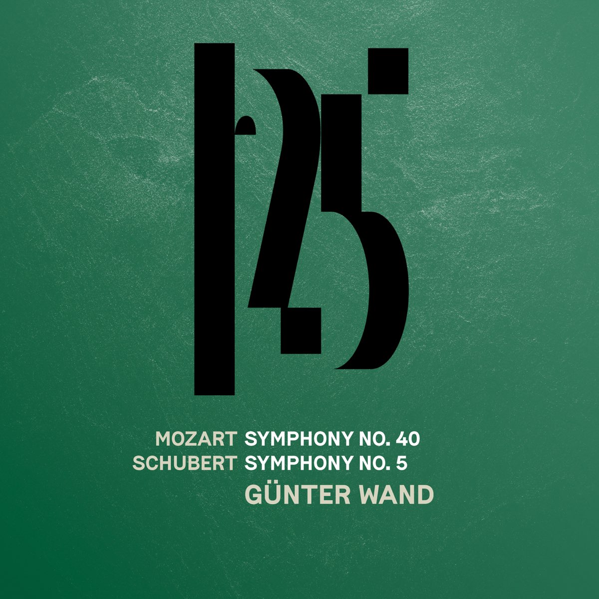 Mozart Symphony No 40 Schubert Symphony No 5 Live de Günter