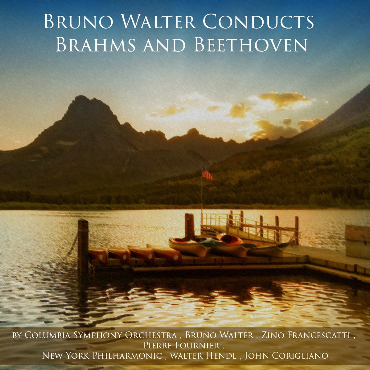 Bruno Walter Conducts Brahms And Beethoven By Columbia Symphony