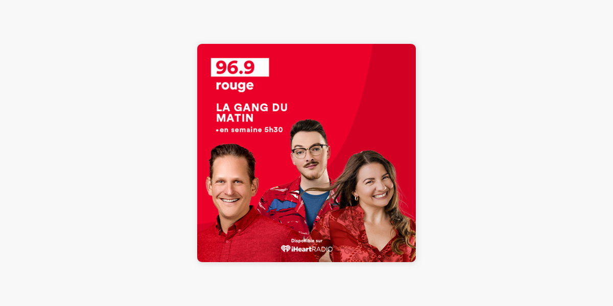 La Gang Du Matin Au Saguenay Lac Saint Jean On Apple Podcasts