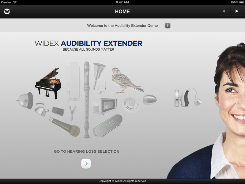 widex audibility extender