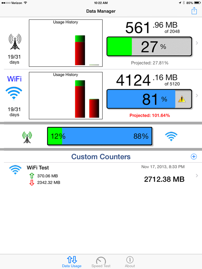 ‎Data Manager Pro - Data Usage Screenshot