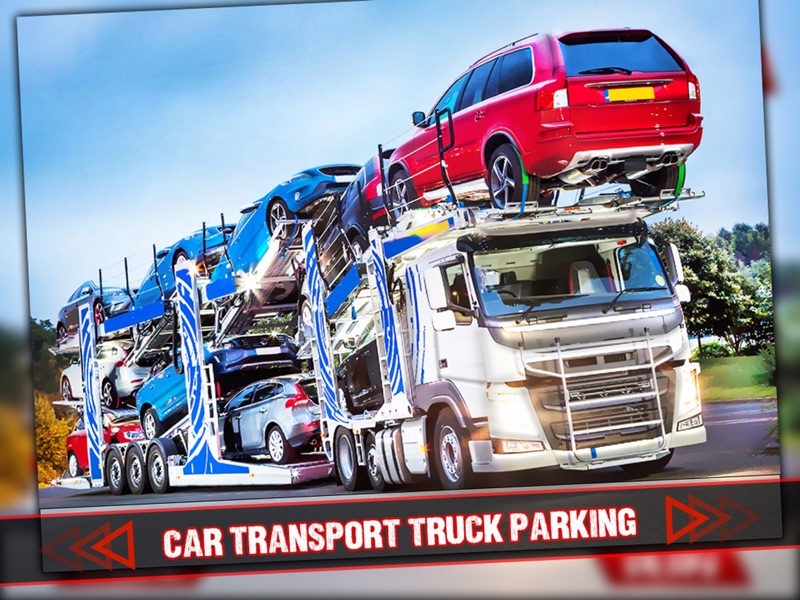 car transport truck parking