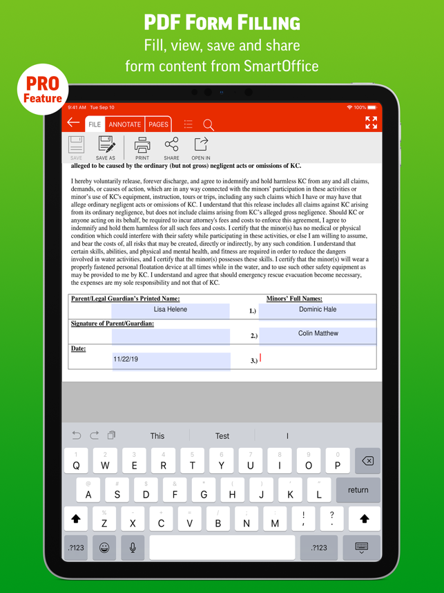 ‎SmartOffice - Document Editing Screenshot