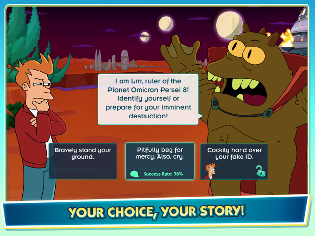 ‎Futurama: Worlds of Tomorrow Screenshot