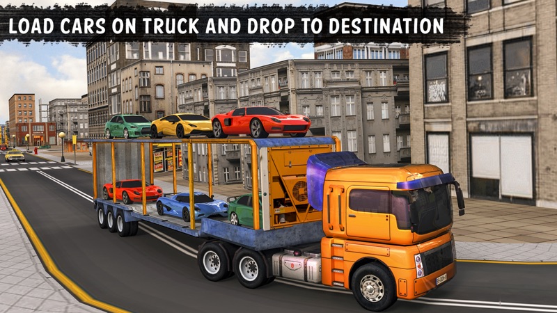 car transporter big truck game