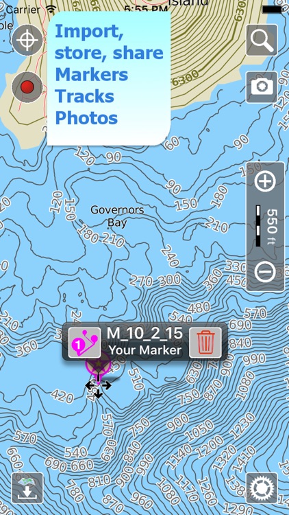 Aqua Map Oregon Lakes GPS HD By GEC S R L