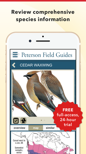 ‎Peterson Bird Field Guide Screenshot