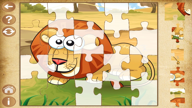 animals puzzles for toddler - learning kids games