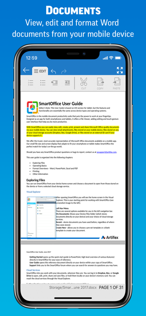 ‎SmartOffice - Document Editing Screenshot