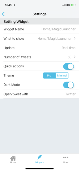 ‎Tweety Pro Widgets for Twitter Screenshot