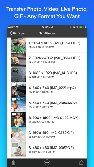 ‎Pic Sync for Dropbox + WiFi Screenshot