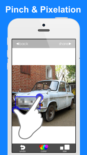 ‎MosaicTouch - SUPER EASY PIXELATION- Screenshot