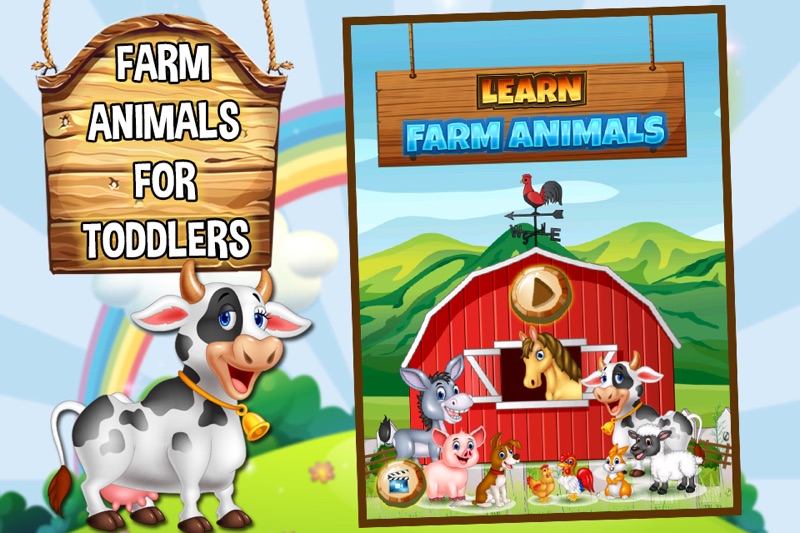 learn farm animals for kids - animals farm for kids!