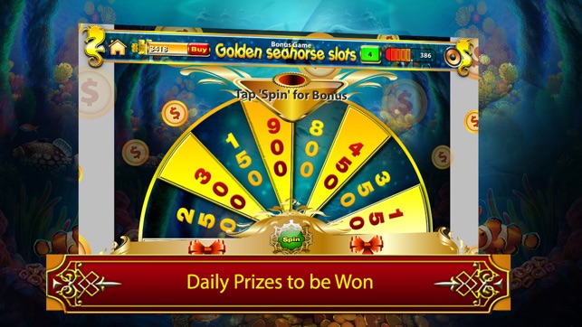 golden seahorse progressive slotmachine: deep ocean adventure