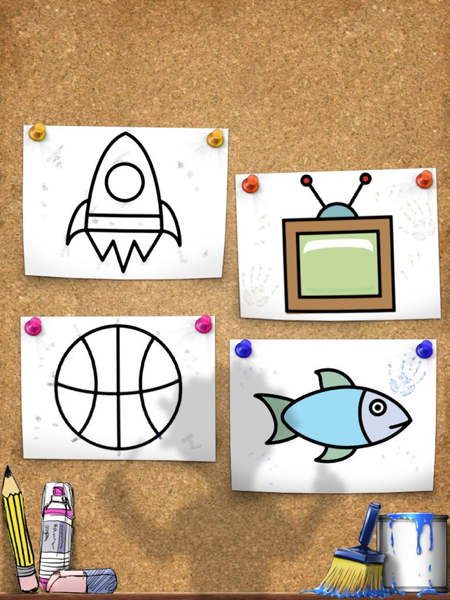 ‎Drawing for Kids (step by step) Screenshot