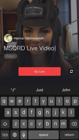 ‎MSQRD — Live Filters & Face Swap for Video Selfies Screenshot