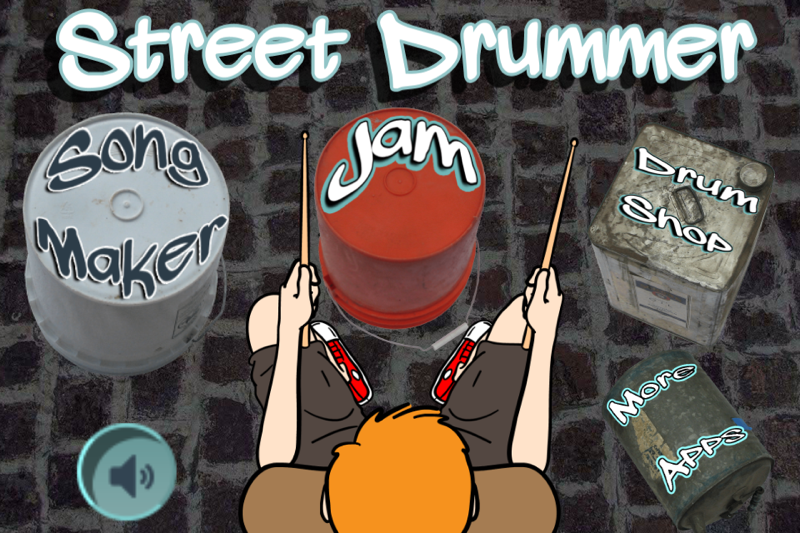 street drummer the bucket drum pad beatmaker for drumming with