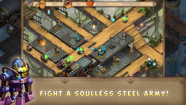 ‎Iron Heart: Steam Tower TD Screenshot