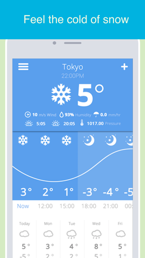 ‎Weather glance - accurate & beautiful forecast with widget Screenshot