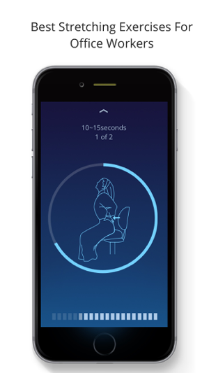 ‎Rest+:久坐提醒,7分鐘拉伸鍛煉 Screenshot