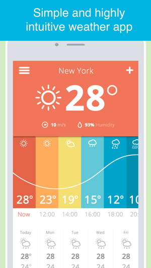 ‎Weather glance - accurate & beautiful forecast with widget Screenshot