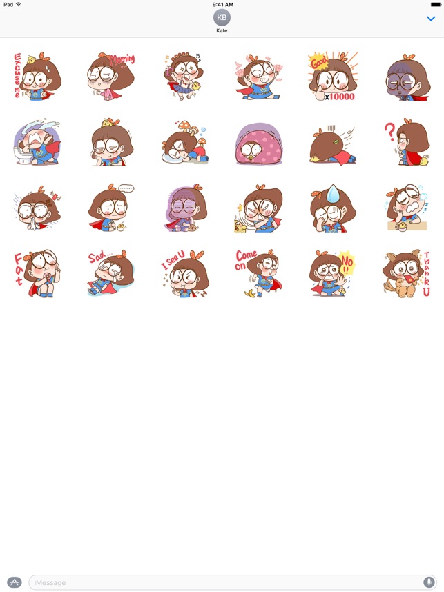 ‎Miss Bu − NHH Stickers Screenshot