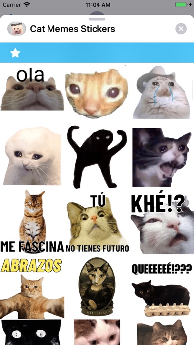 cat memes stickers