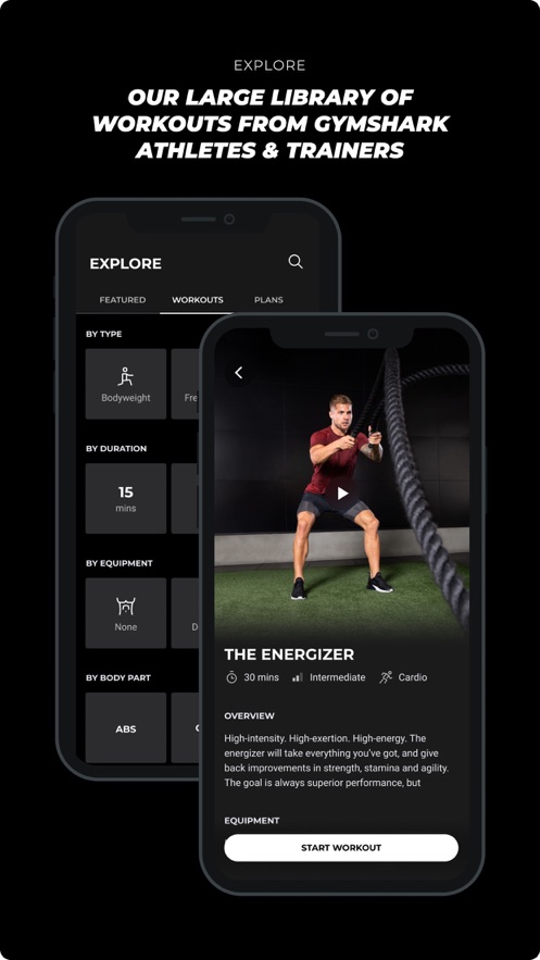 gymshark training: fitness app app 截图