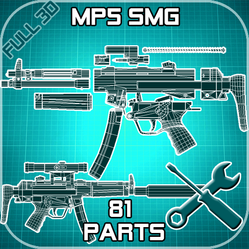 MP5 Disassembly 3D