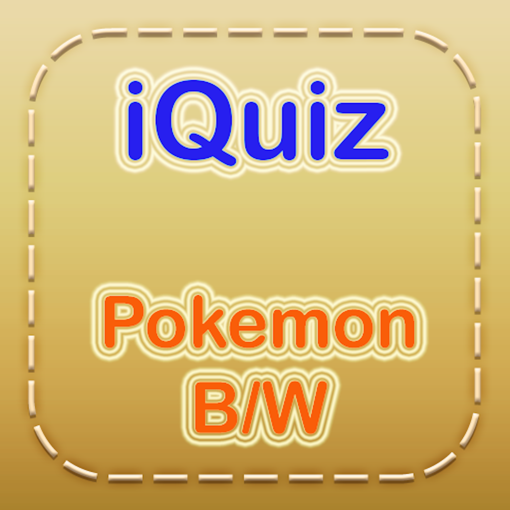 iQuiz for Pokemon Black White Version