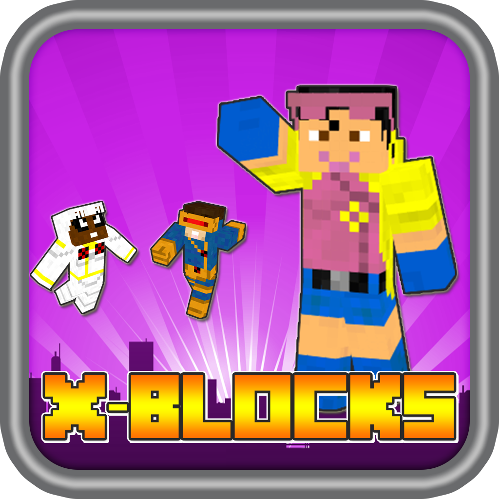 X-Blocks 2D Hero Skin Finding X Shield - 