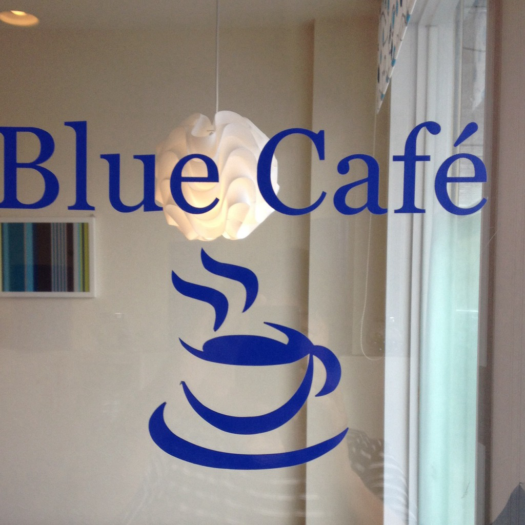 blue cafe icon