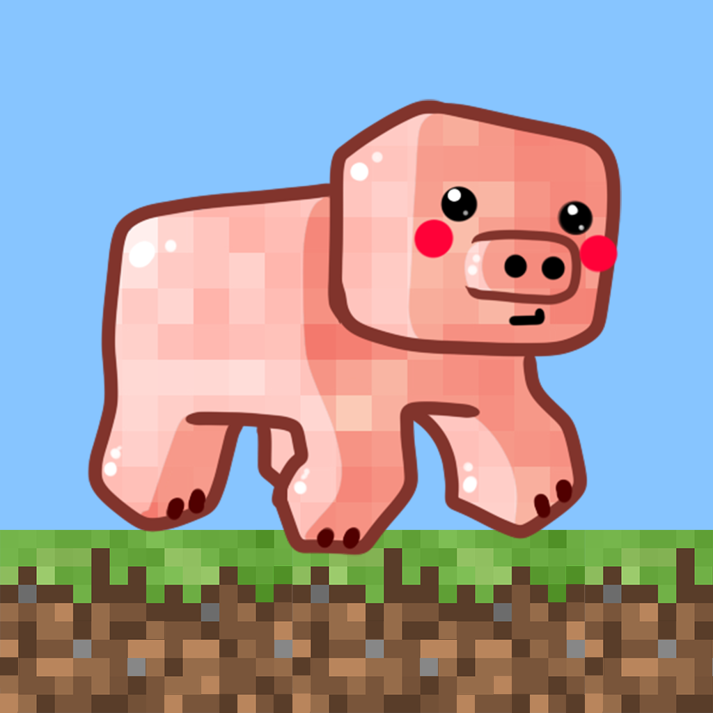 I Love Bacon: Cut & Slice Mini Blockheads, Creeps & Pigs - Minecraft Fan Edition icon