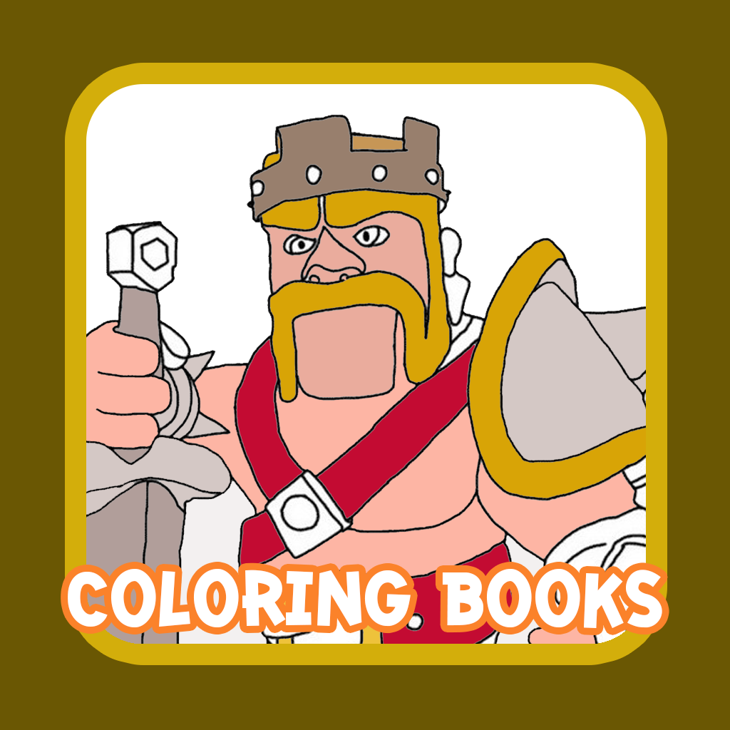 barbarian king coloring pages