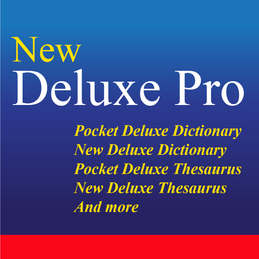 New Deluxe Dictionary And Thesaurus Pro