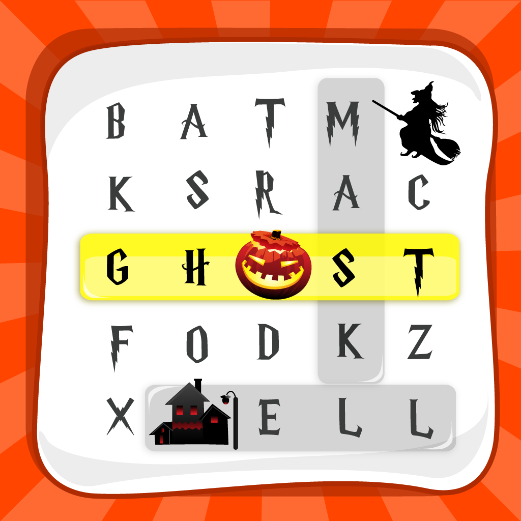 At The Halloween Word Search