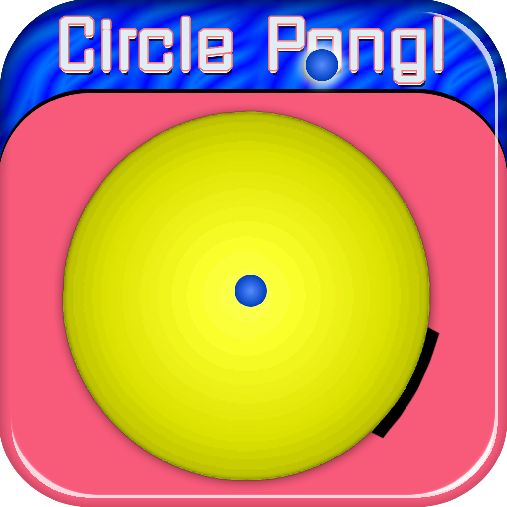 Circle pong : Amazing classic bouncing ball game keep the ball in center! icon