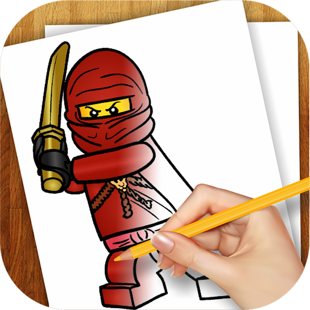 how to draw lego ninjago