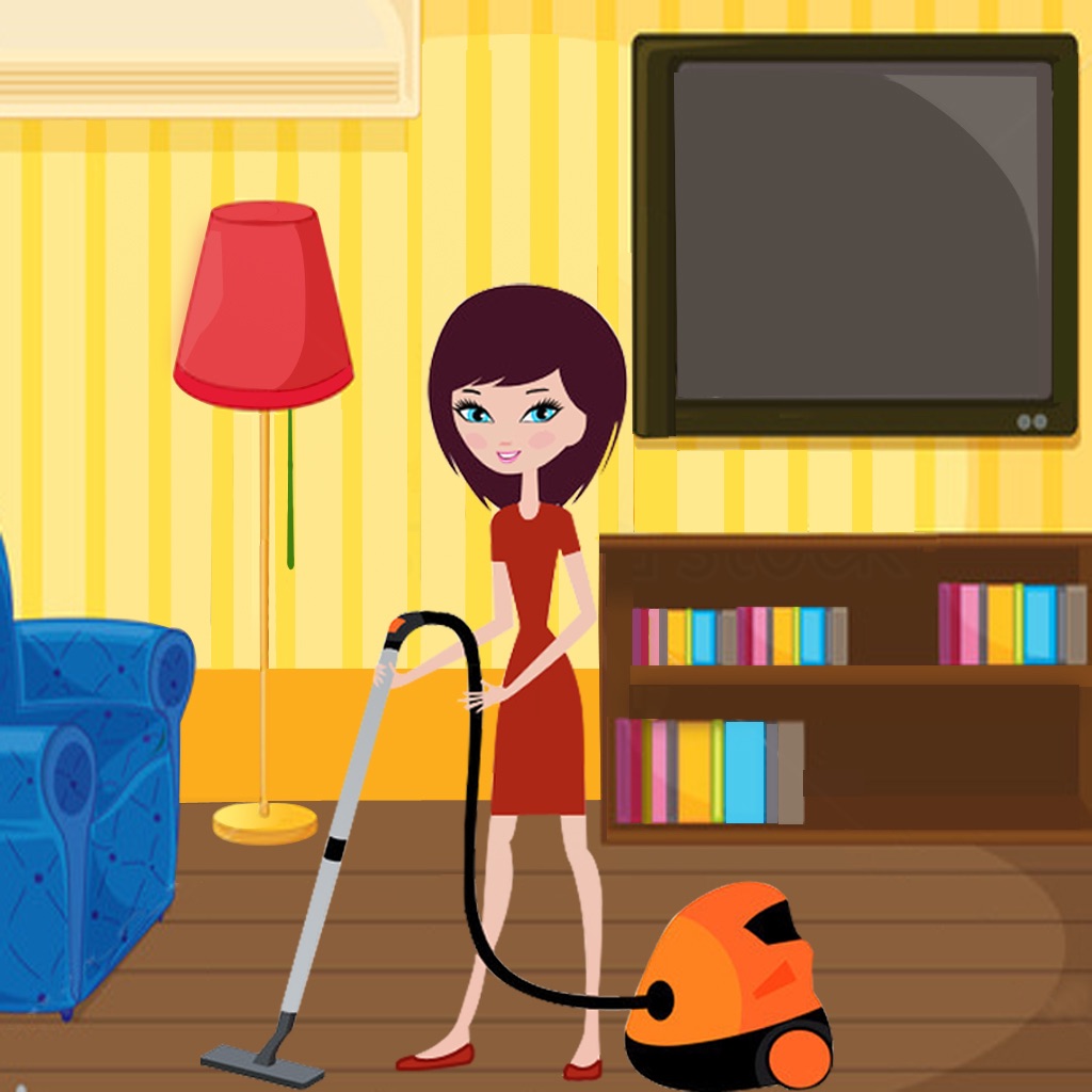 Cutie Love Cleaning - Room Cleaning Game icon