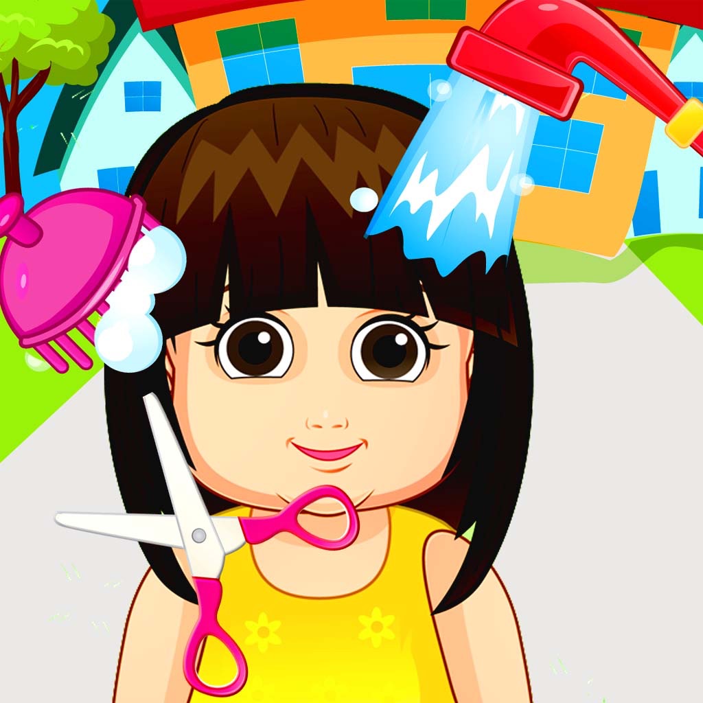 A Cool Kids Hair Salon - HD Kids Games icon