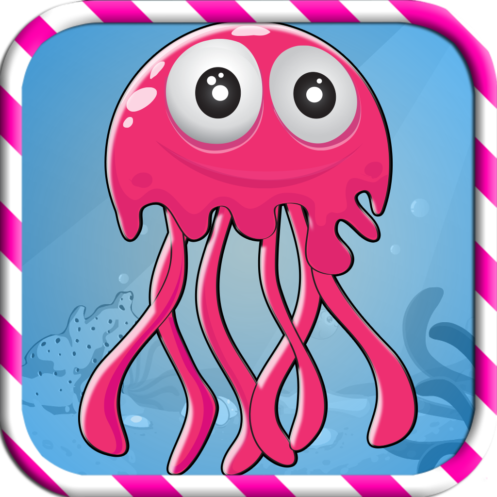Jelly-fish Frenzy Pop - Ultimate Sea-life Under-Water Puzzle Game for Kids icon