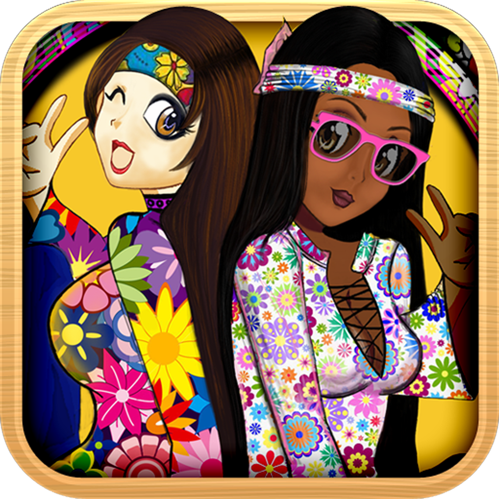 Vegas Flower Power –Trippy  Hippie Casino Free Slot Game with Daily Bonus Spin For Coins