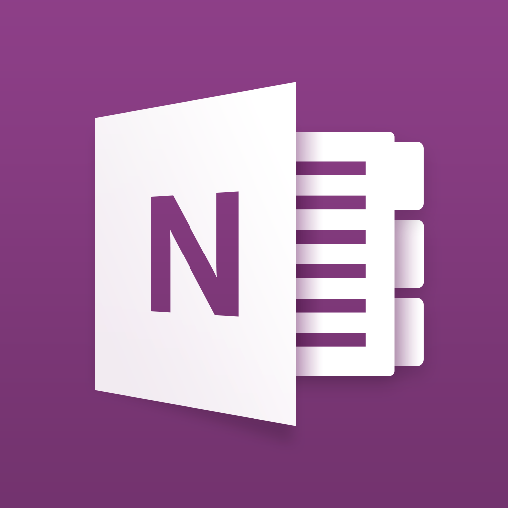 Microsoft OneNote for iPad – lists, handwriting, and notes, organized in a notebook