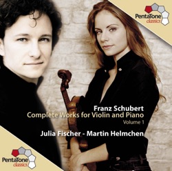Martin Helmchen & Julia Fischer - Violin Sonata (Sonatina) In D Major, D. 384 : I. Allegro Molto