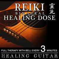 i-Reiki - Reiki Binaural Healing Dose: Healing Guitar (1h Full Therapy With Bell Every 3 Minutes) artwork