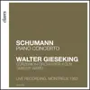 Stream & download Schumann: Piano Concerto Op. 54 (Live Recording, Montreux 1953)