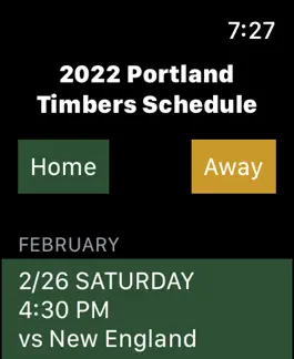 Game screenshot Portland Timbers Schedule mod apk