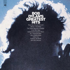 GREATEST HITS - BOB DYLAN cover art