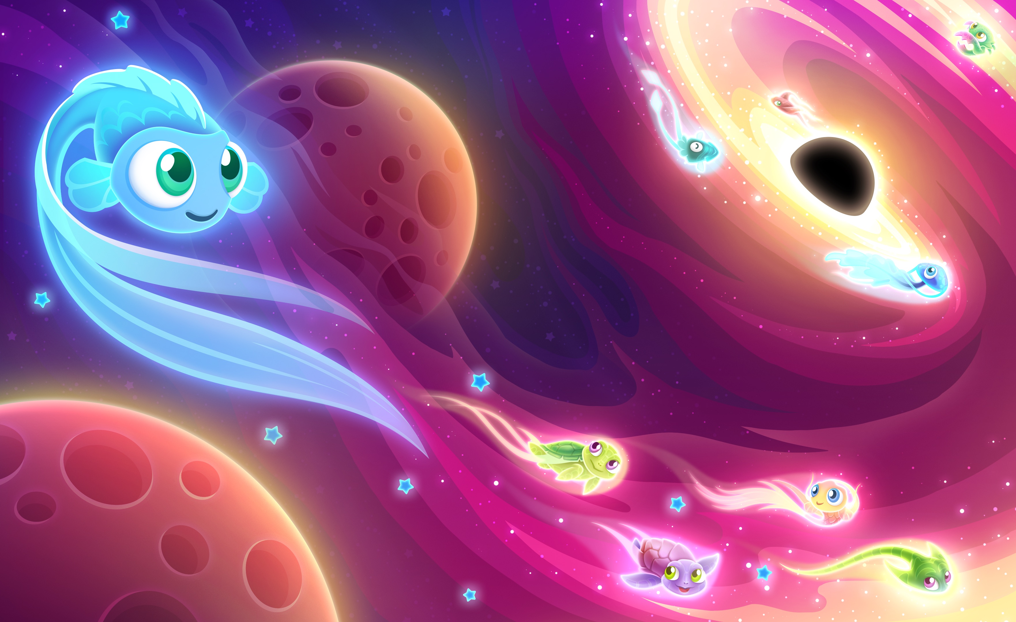 Супер старфиш. Супер стар фиш. Super starfish редкие рыбы. Супер стар фиш все рыбы. Космические рыбки игра.