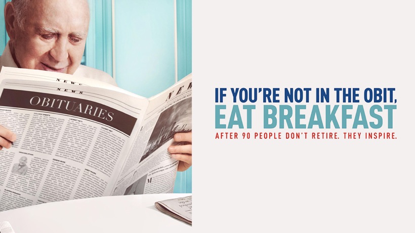 If You're Not in the Obit, Eat Breakfast